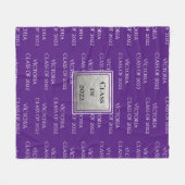 Personalisierter Abschluss: Keepake-Klasse im Jahr Fleecedecke (Vorderseite (Horizontal))