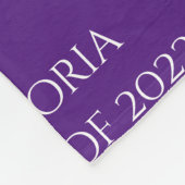 Personalisierter Abschluss: Keepake-Klasse im Jahr Fleecedecke (Ecke)