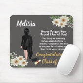Personalisierter Abschluss Keepake Mousepad (Mit Mouse)