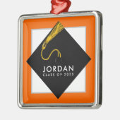 Personalisierter Abschluss Keepake Ornament Aus Metall (Links)