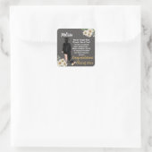 Personalisierter Abschluss Keepake Quadratischer Aufkleber (Tasche)