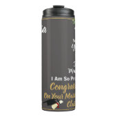 Personalisierter Abschluss Keepake Thermosbecher (Vorderseite)