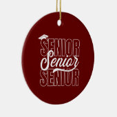 Personalisierter Abschluss Keramik Ornament (Rechts)