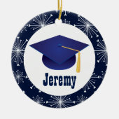 Personalisierter Abschluss Keramik Ornament (Vorne)