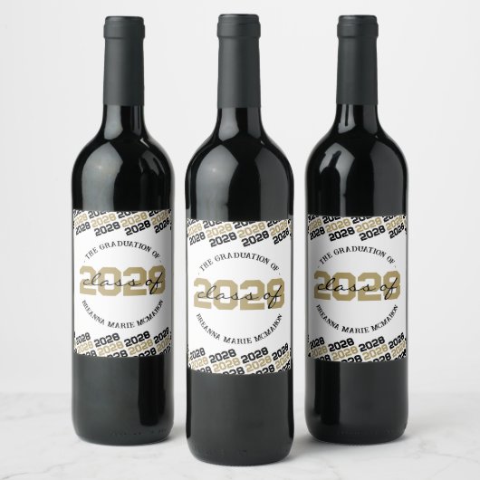Personalisierter Abschluss Liquor Weinetikett (Flaschen)