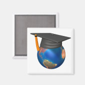 Personalisierter Abschluss Magnet (Vorderseite/Rückseite)