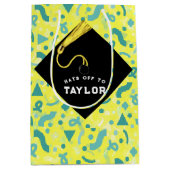 Personalisierter Abschluss Mittlere Geschenktasche Geschenktüte (Vorderseite)