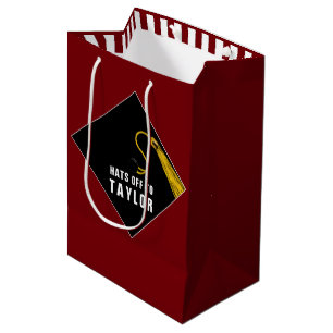 Personalisierter Abschluss Mittlere Geschenktasche Geschenktüte