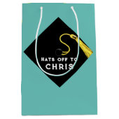 Personalisierter Abschluss Mittlere Geschenktasche Geschenktüte (Vorderseite)