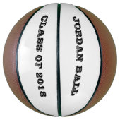 Personalisierter Abschluss Name Class Jahr Sportge Basketball (Vertikal)