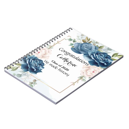 Personalisierter Abschluss Notizblock (Linke Seite)