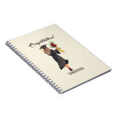 Personalisierter Abschluss Notizblock (Rechte Seite)