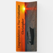 Personalisierter Abschluss oder Ruhestand von Fisc Banner (Vertikal)