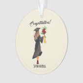 Personalisierter Abschluss Ornament (Vorderseite)