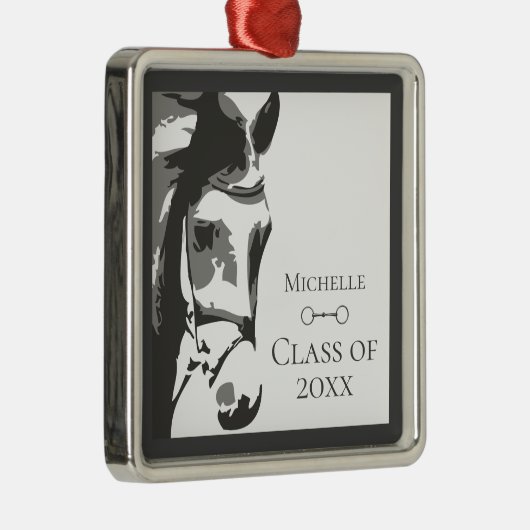 Personalisierter Abschluss Ornament Aus Metall (Rechts)