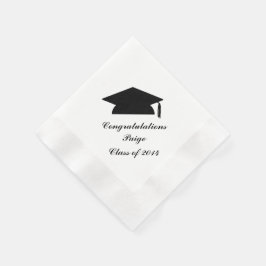 Personalisierter Abschluss Paper Napkins Serviette