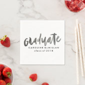 Personalisierter Abschluss Serviette (Beispiel)