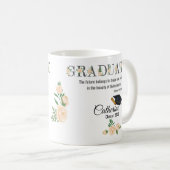 Personalisierter Abschluss Tasse Geschenk für sie (VorderseiteRechts)