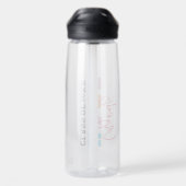 Personalisierter Abschluss Wasserflasche Trinkflasche (Rückseite)