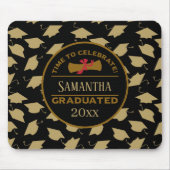 Personalisierter Abschluss | Zeit zum Feiern Mousepad (Vorne)