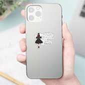 Personalisierter Abschlussaufkleber Aufkleber (Telefon)