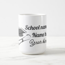 Personalisierter Abschlussballon Kaffeetasse