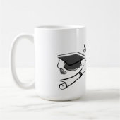 Personalisierter Abschlussballon Kaffeetasse (Links)