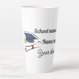 Personalisierter Abschlussballon Milchtasse