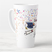 Personalisierter Abschlussballon Milchtasse (Linke Ecke)