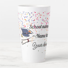 Personalisierter Abschlussballon Milchtasse