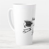 Personalisierter Abschlussballon Milchtasse (Linke Ecke)
