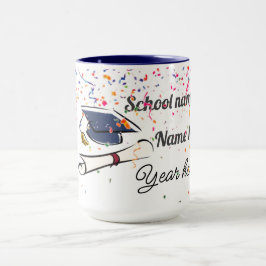 Personalisierter Abschlussballon Tasse