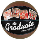 Personalisierter Abschlussbasketball „Absolvent“ Basketball (Vorderseite)