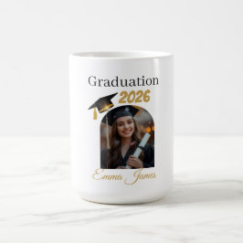 Personalisierter Abschlussbecher – Abschlussjahrga Kaffeetasse