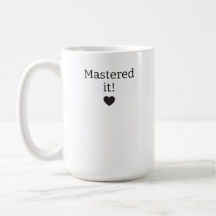 Personalisierter Abschlussbecher, Mastert Es 2026  Kaffeetasse