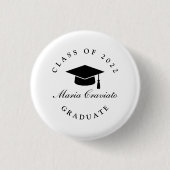 Personalisierter Abschlussbutton Button (Vorderseite)