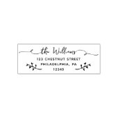 Personalisierter Absender Stempel mit Selbstfärber (Design)