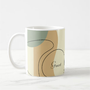 Personalisierter abstrakter Becher Kaffeetasse