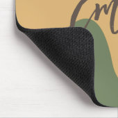 Personalisierter abstrakter Beige Hintergrund Mousepad (Ecke)