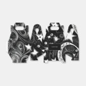 Personalisierter Abstrakter Mond und Sterne Geschenkschachtel (Ungefaltet)