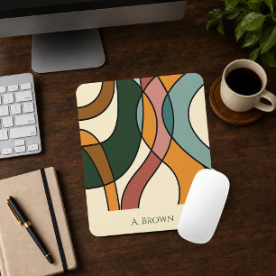 Personalisierter abstrakter Schreibtischschmuck im Mousepad