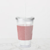 Personalisierter Acryltumbler, rosa, unicorn Acryltrinkbecher (Rechts)