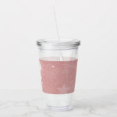 Personalisierter Acryltumbler, rosa, unicorn Acryltrinkbecher (Links)