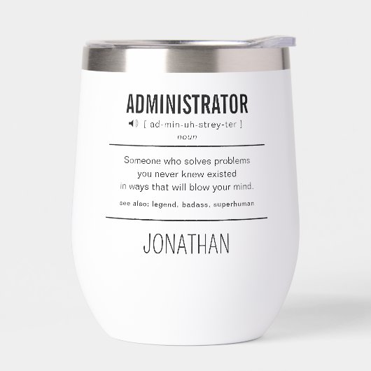 Personalisierter Administrator Funny (Links)