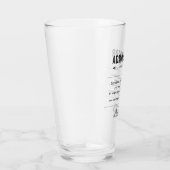 Personalisierter Administrator Funny Glas (Rechts)