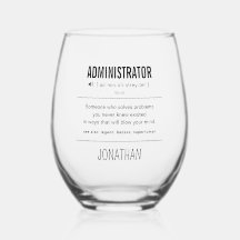 Personalisierter Administrator Funny