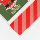Personalisierter Adventskalender Fleecedecke (Ecke)