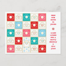 Personalisierter Adventskalender im Vintage-Stil