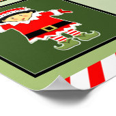 Personalisierter Adventskalender Poster (Ecke)