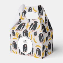 Personalisierter Affe Schimpanse & Banana Geburtst